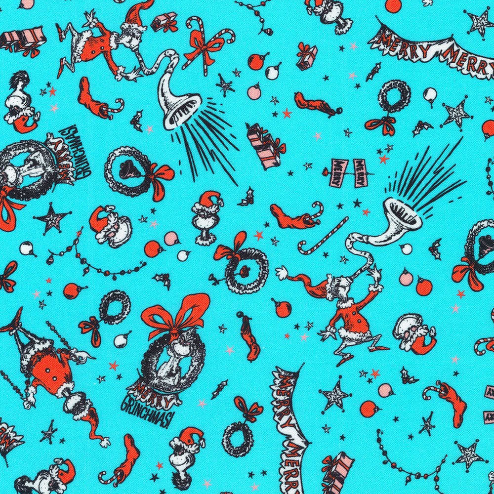 How the Grinch Stole Christmas fabric