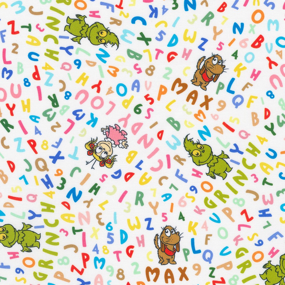 Little Grinch fabric