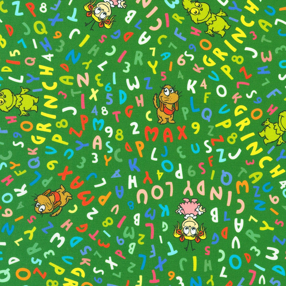 Little Grinch fabric
