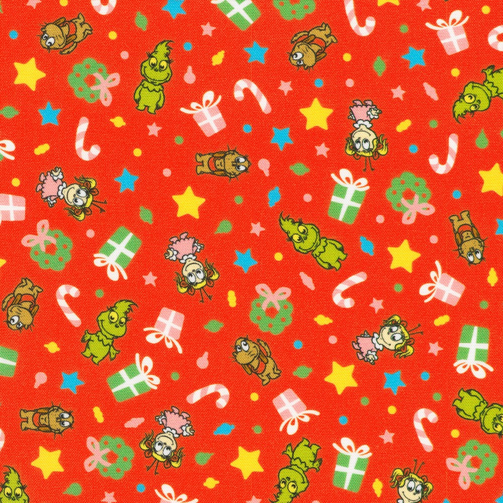 Little Grinch fabric