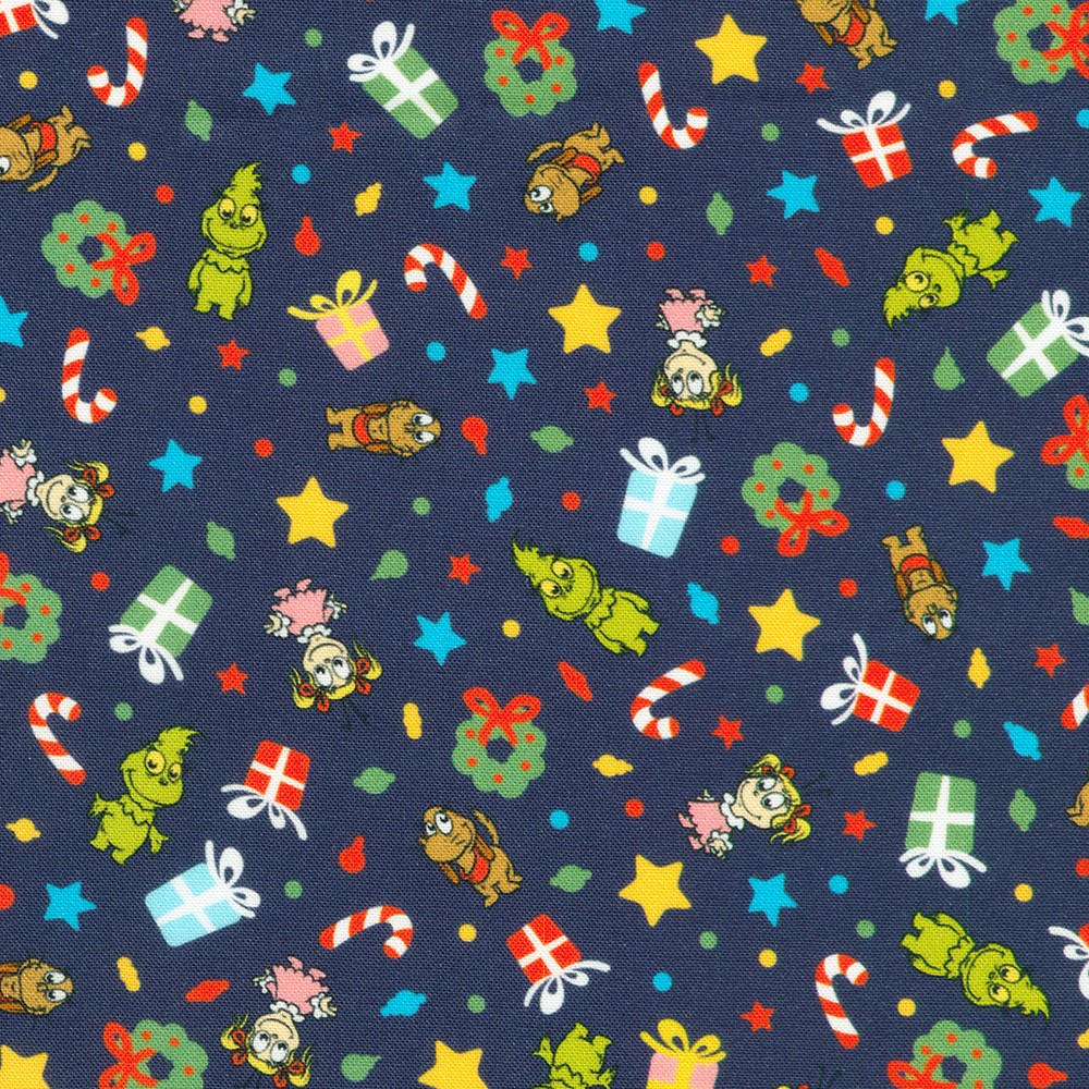Little Grinch fabric