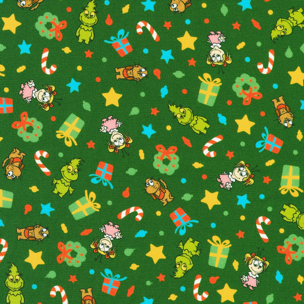 Little Grinch fabric