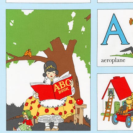 My ABC Book fabric