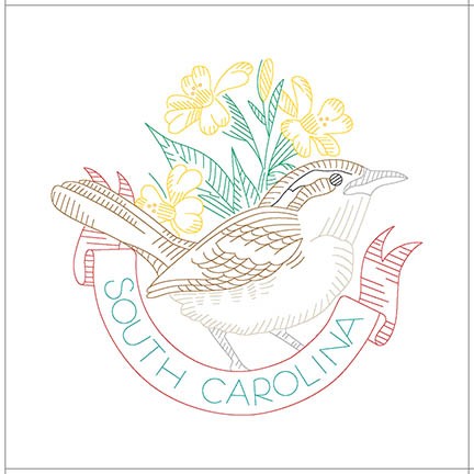 Birds of Liberty fabric