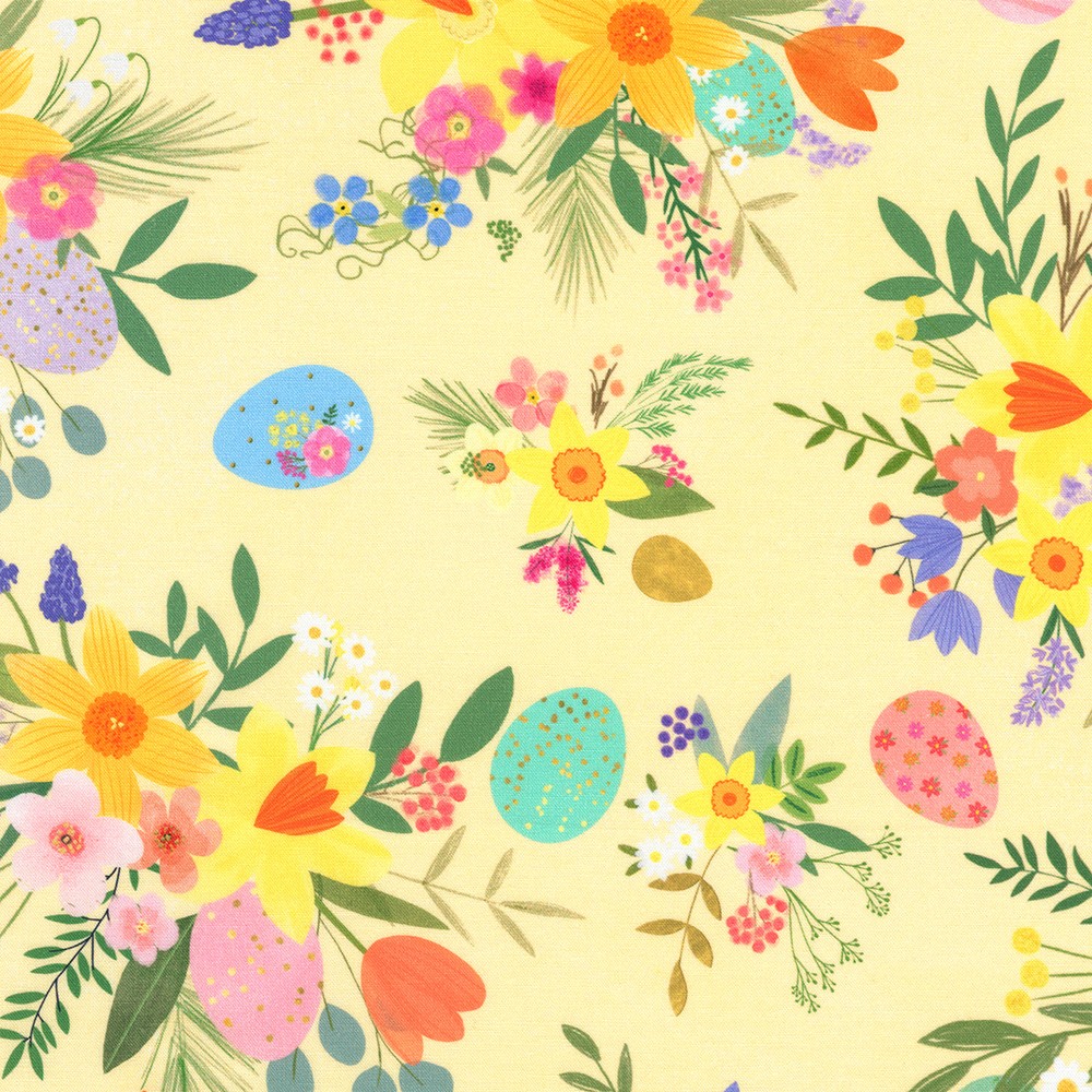Happy Easter fabric