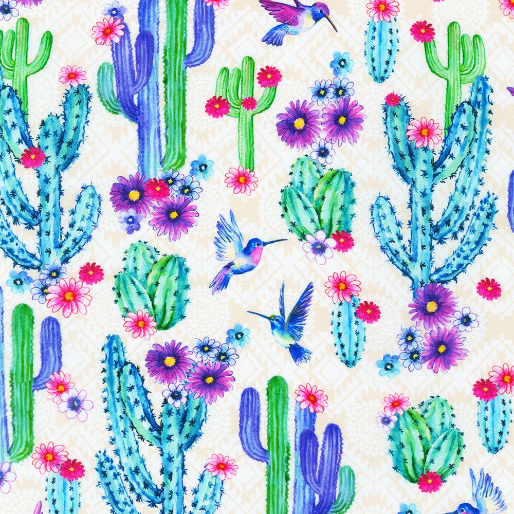 Desert Blooms fabric
