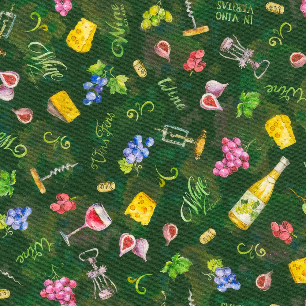 Wine Club fabric