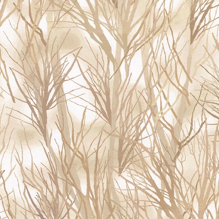 Winter Visitors fabric