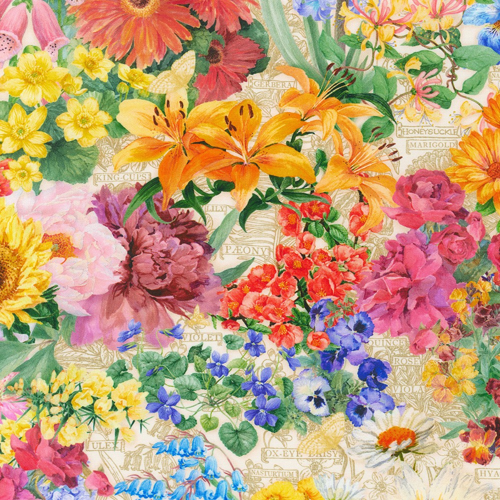 Seeds to Sew fabric
