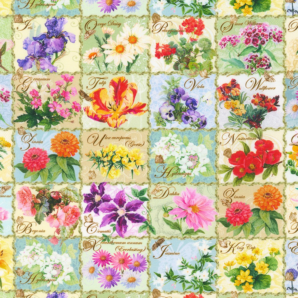 Seeds to Sew fabric