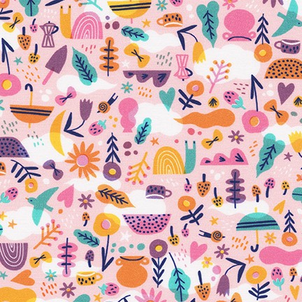 Escargot For It! fabric