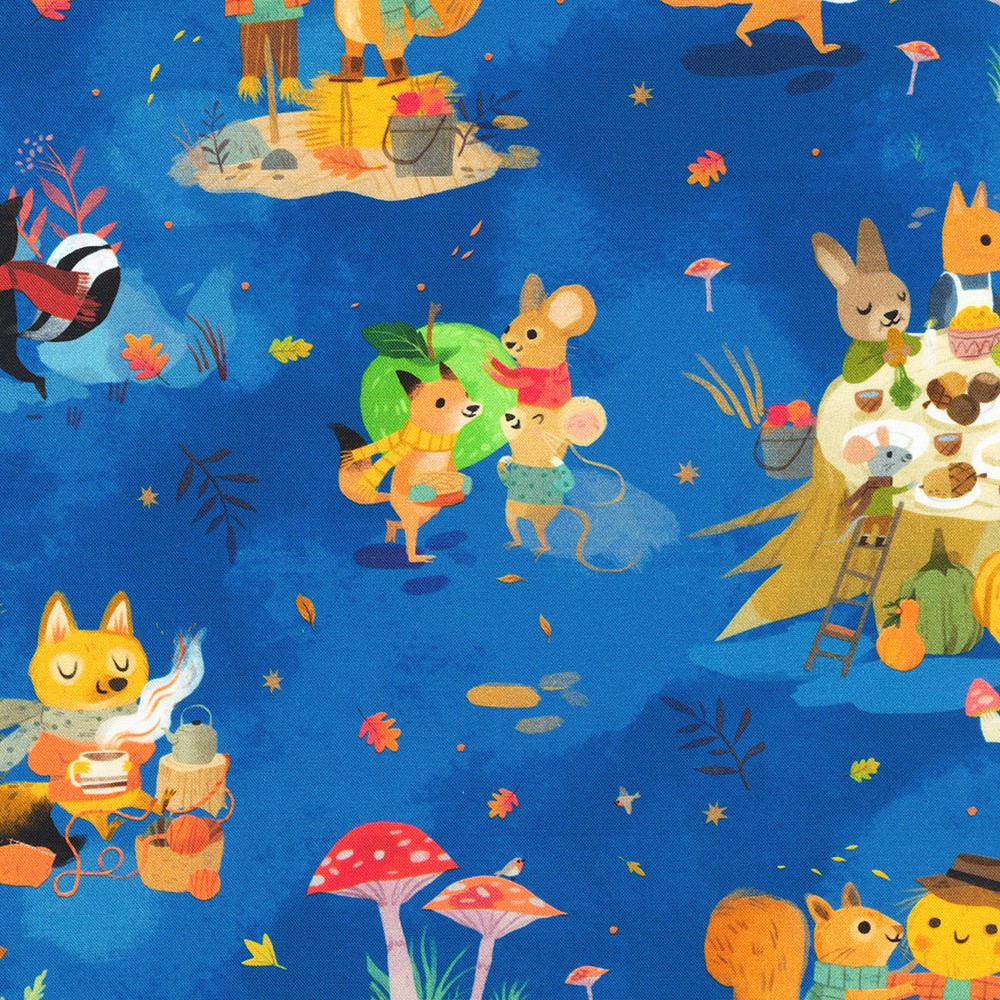 Forest Feast fabric