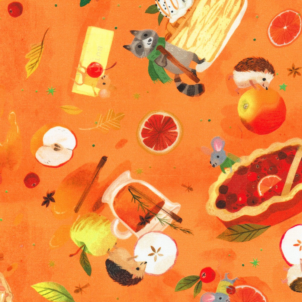 Forest Feast fabric
