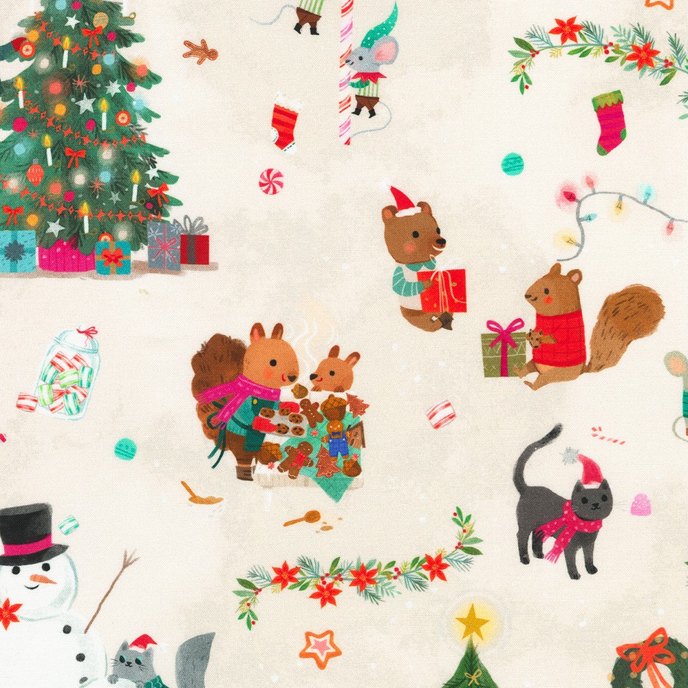 Jingle Pals fabric