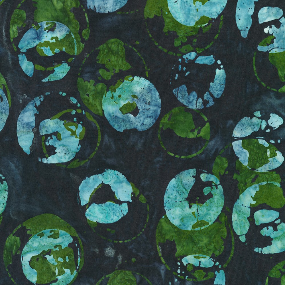 Artisan Batiks: Orbital Sunrise fabric