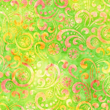 Artisan Batiks: Summer Zest fabric