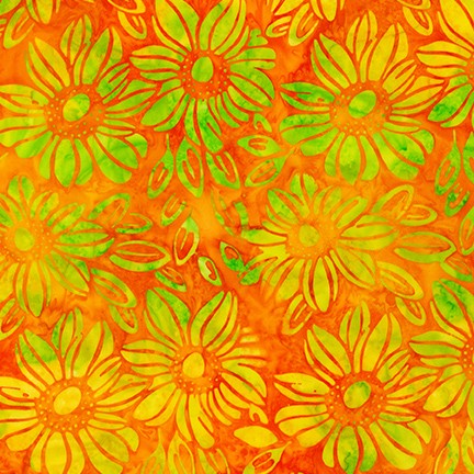 Artisan Batiks: Summer Zest fabric