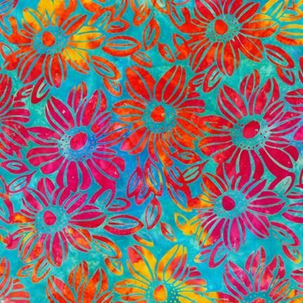 Artisan Batiks: Summer Zest fabric