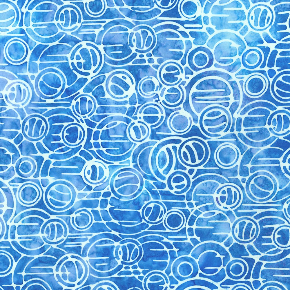 Artisan Batiks: Bubble Blues fabric