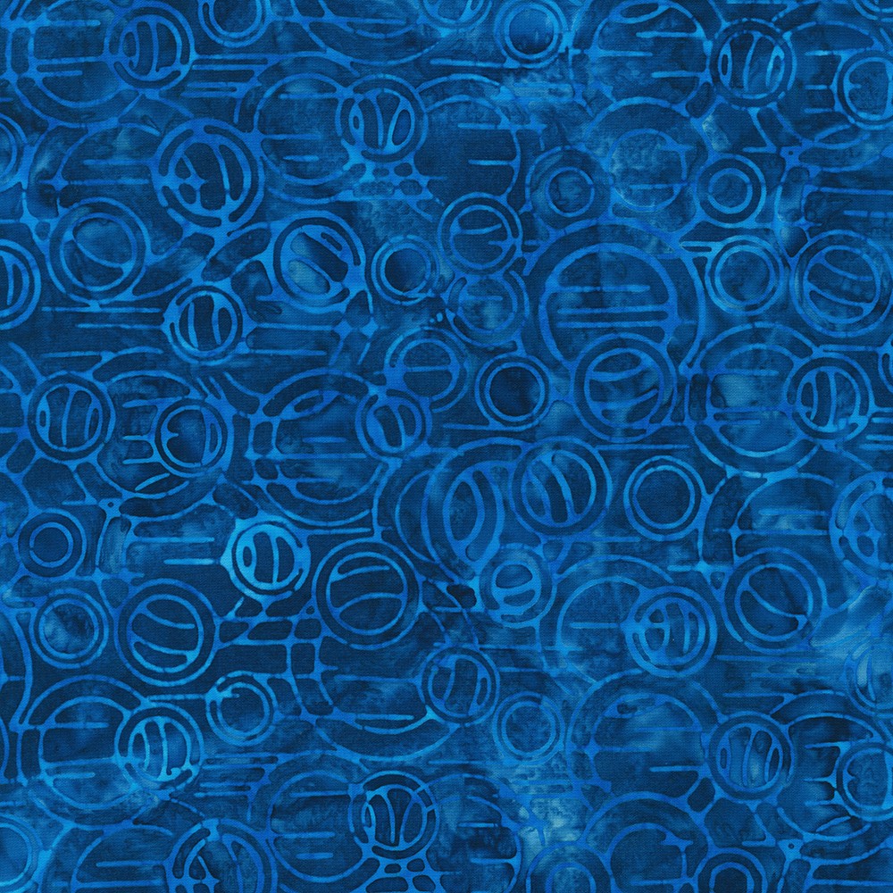 Artisan Batiks: Bubble Blues fabric