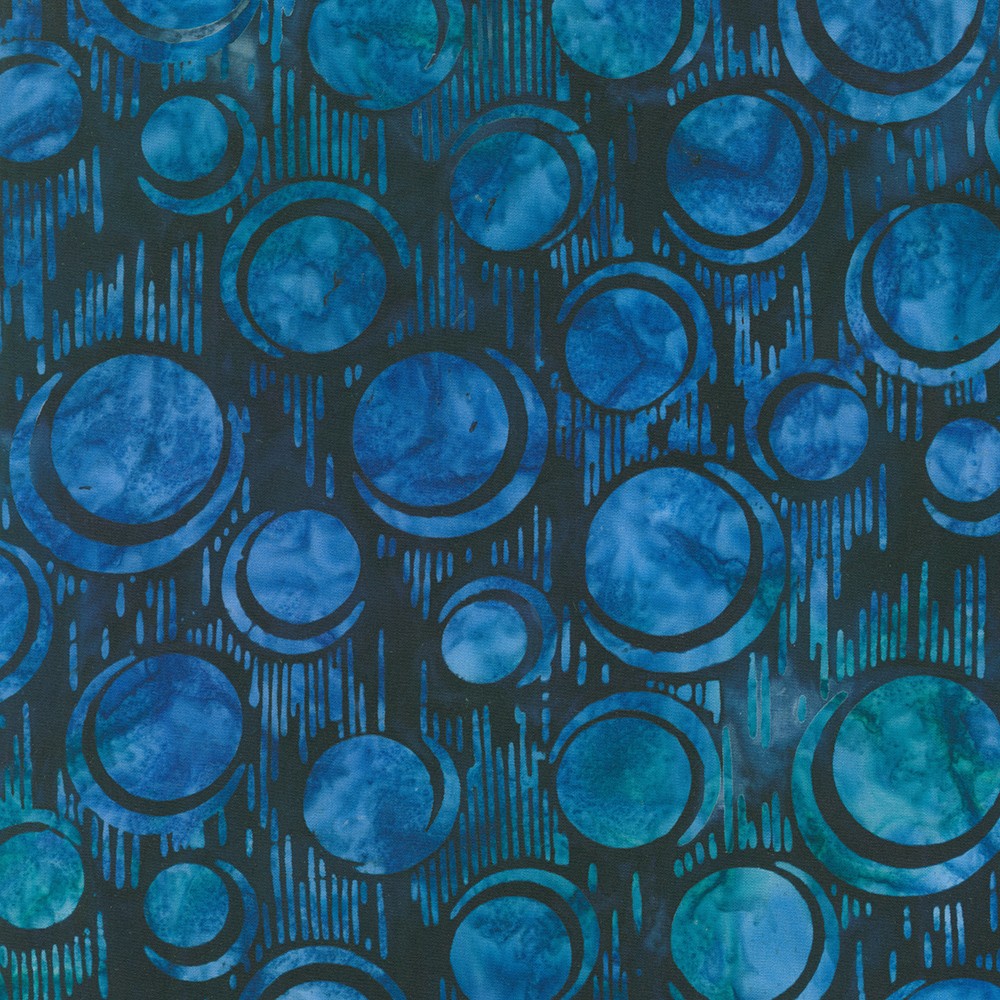Artisan Batiks: Bubble Blues fabric