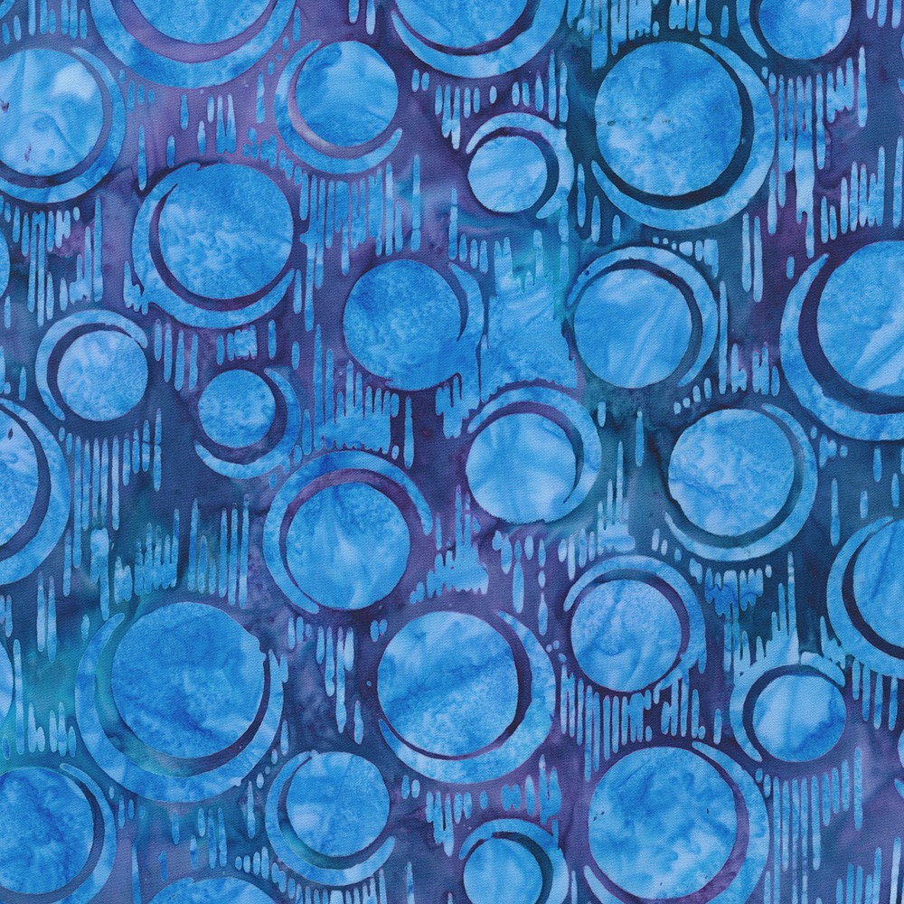 Artisan Batiks: Bubble Blues fabric