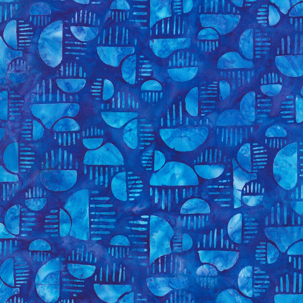 Artisan Batiks: Bubble Blues fabric