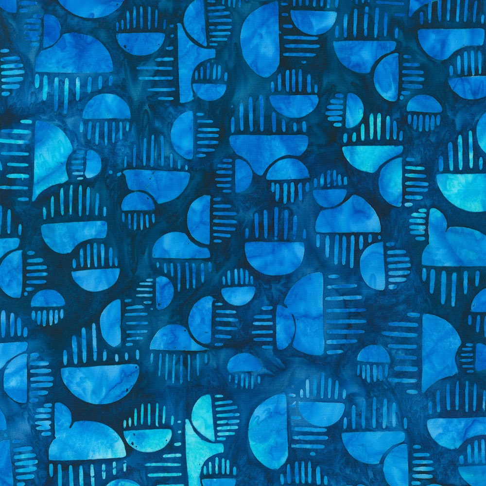 Artisan Batiks: Bubble Blues fabric