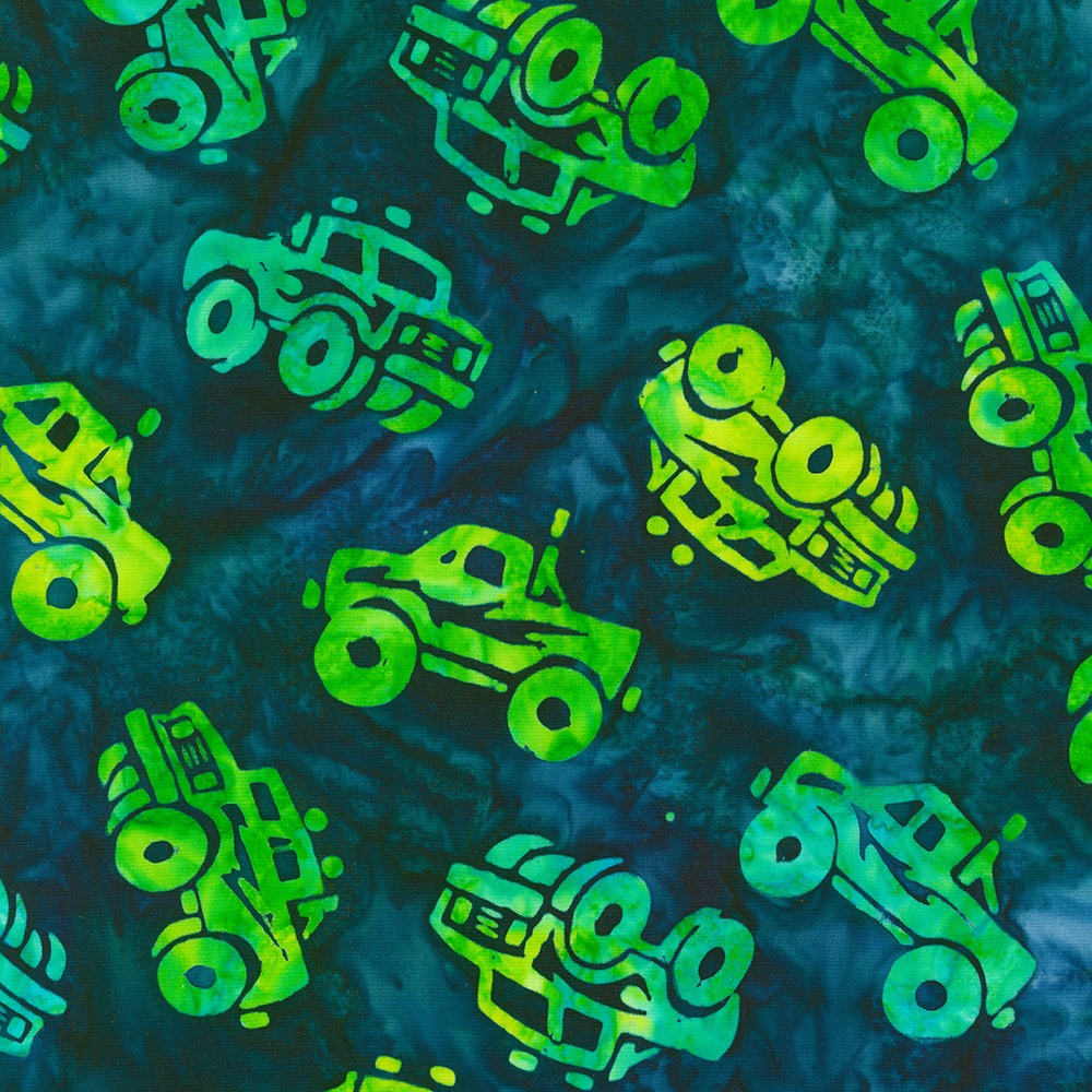 Artisan Batiks: Trucks and Tracks fabric