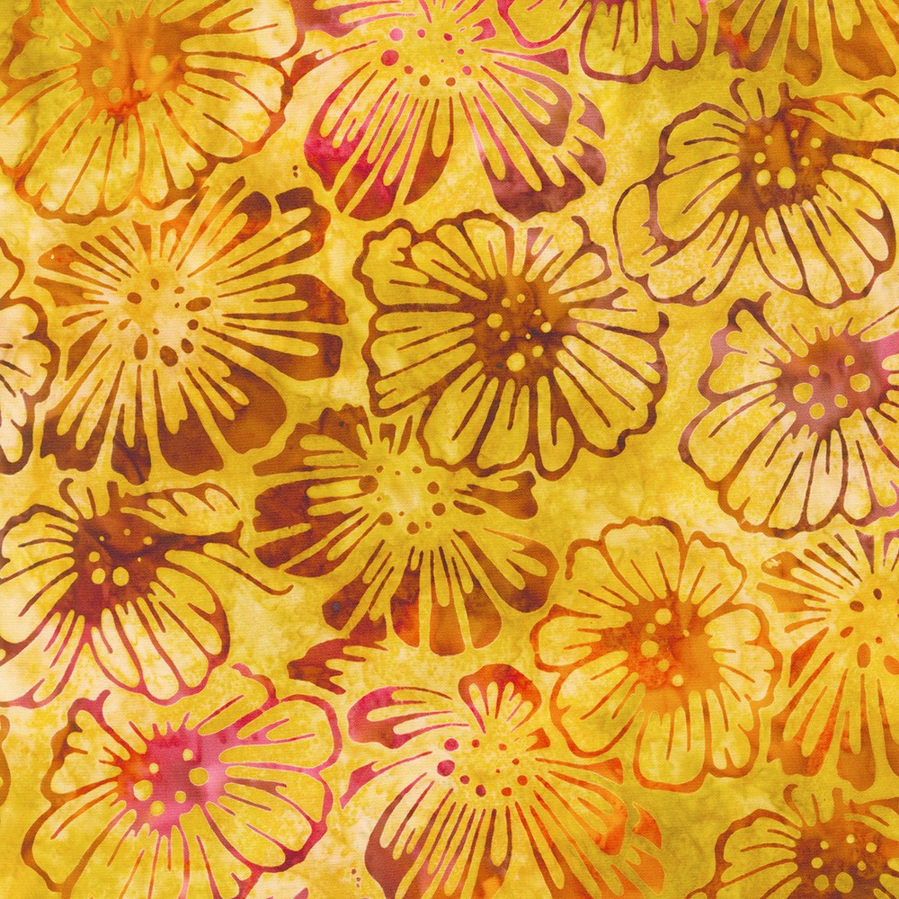 Artisan Batiks: Sunrise Blossoms fabric