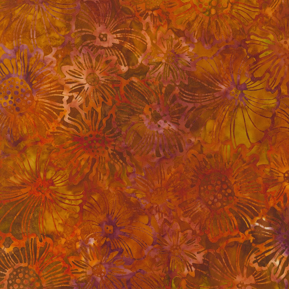 Artisan Batiks: Sunrise Blossoms fabric