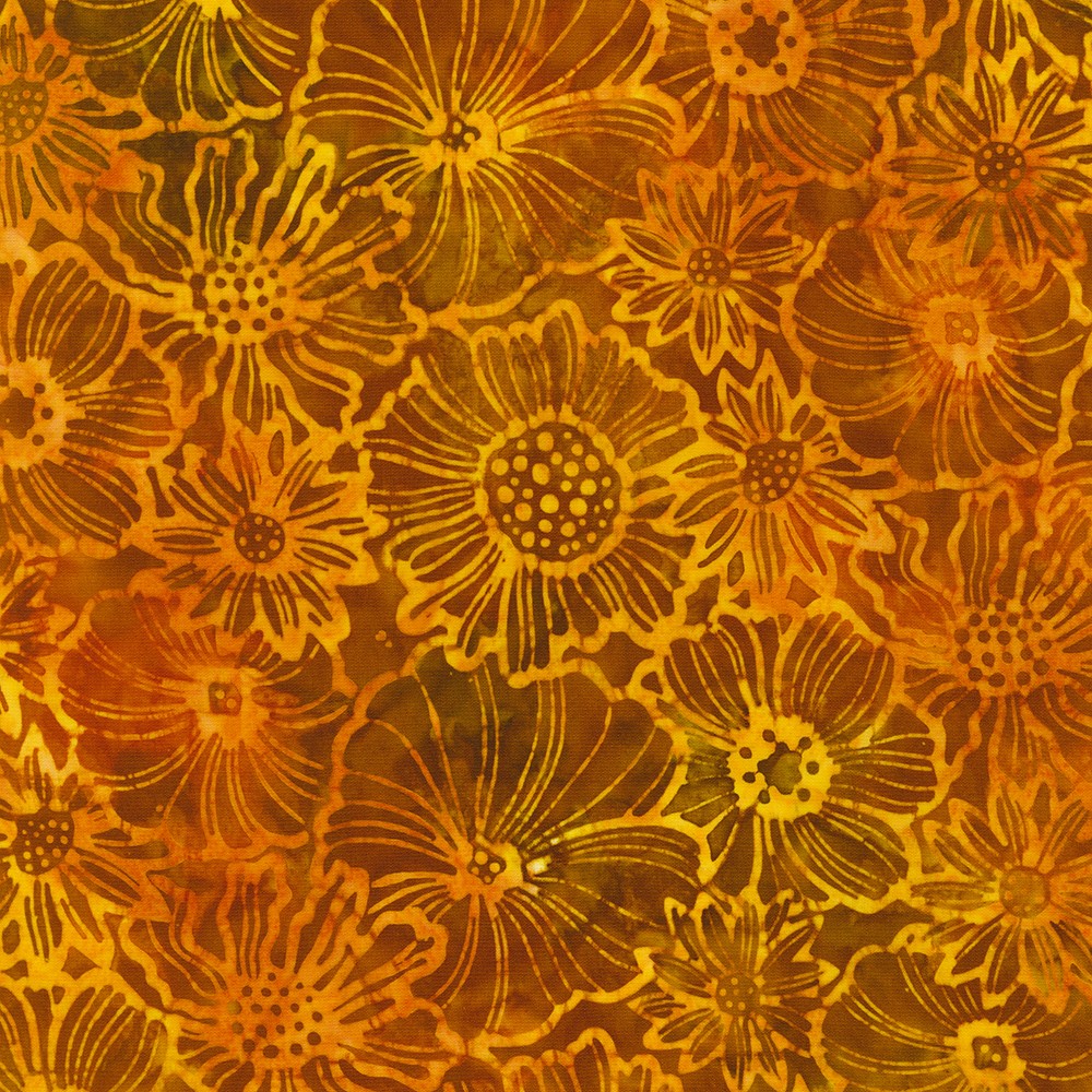 Artisan Batiks: Sunrise Blossoms fabric