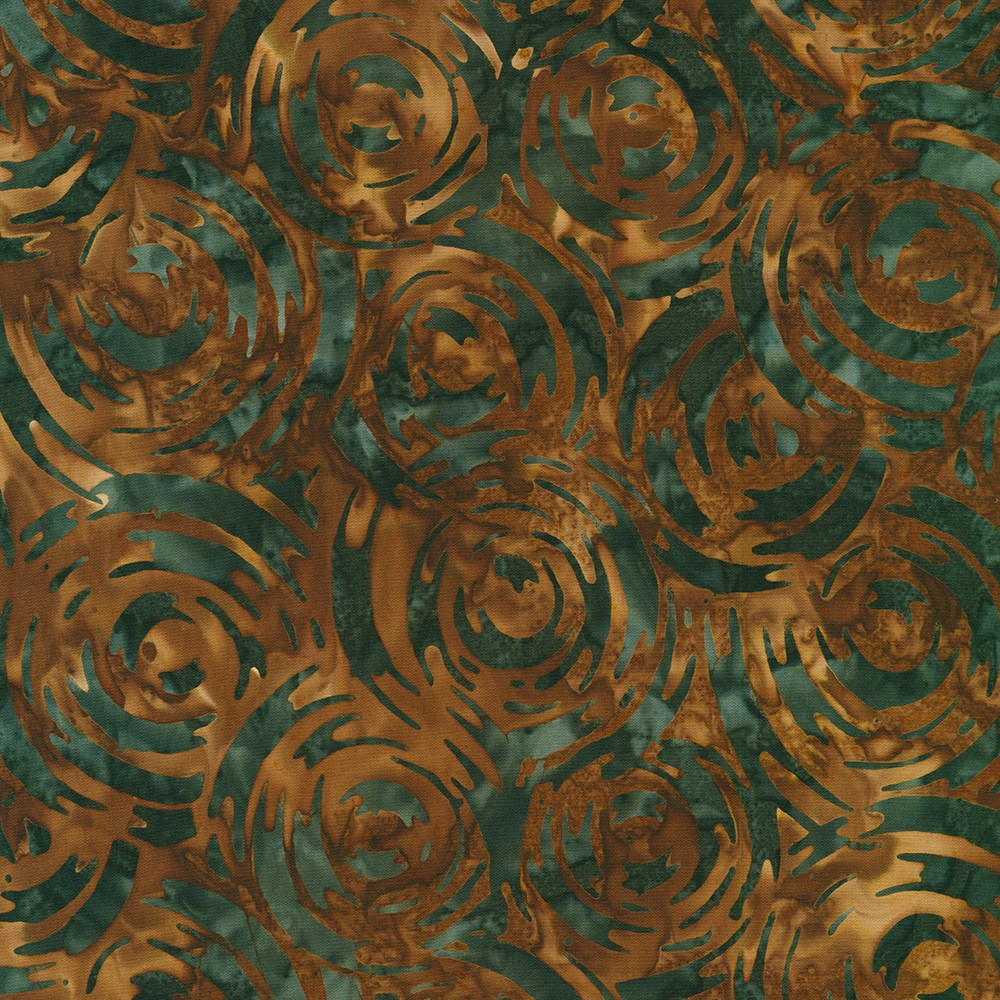 Artisan Batiks: Umber fabric