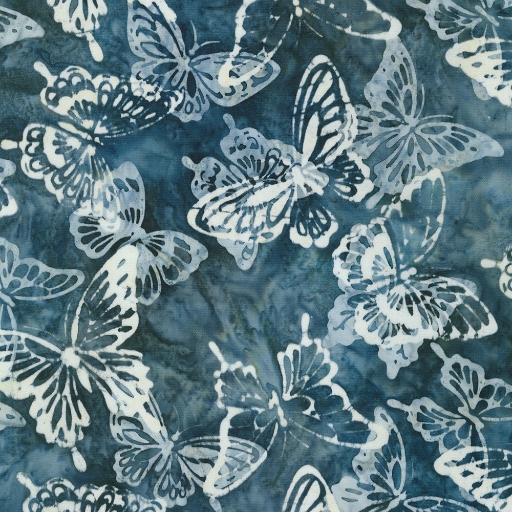 Artisan Batiks: Butterfly Habitat fabric
