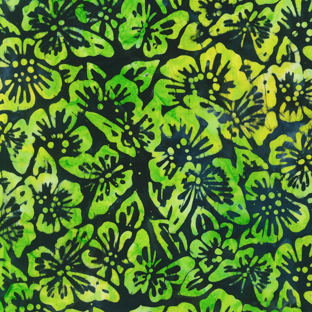 Artisan Batiks: Butterfly Habitat fabric