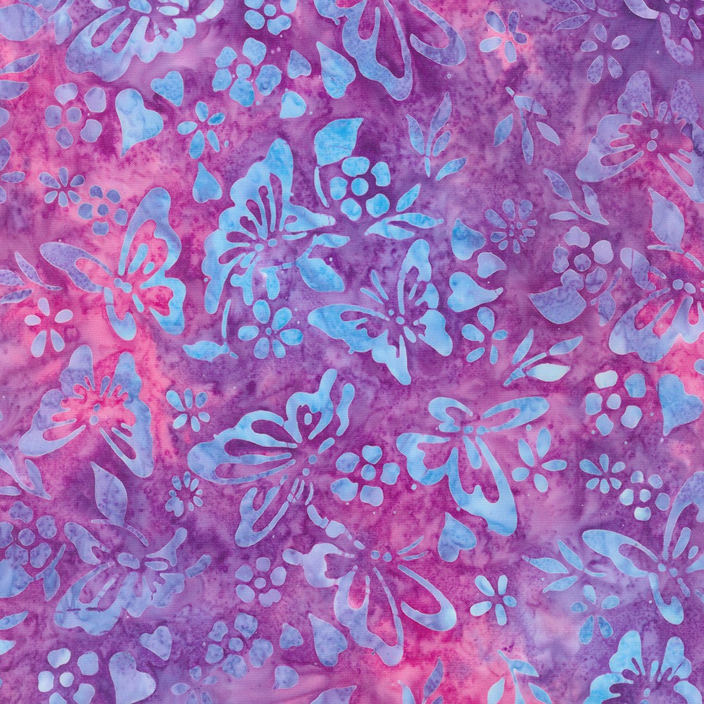 Artisan Batiks:  Butterfly Habitat fabric