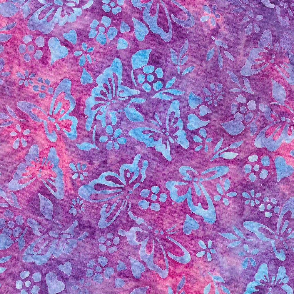 Artisan Batiks: Butterfly Habitat fabric