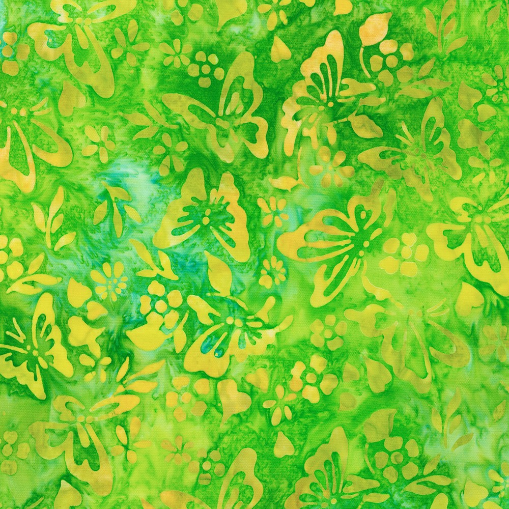 Artisan Batiks: Butterfly Habitat fabric