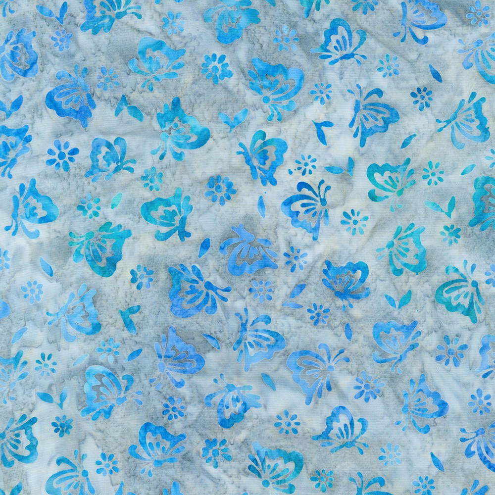 Artisan Batiks: Butterfly Habitat fabric