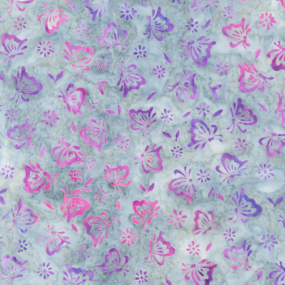 Artisan Batiks: Butterfly Habitat fabric