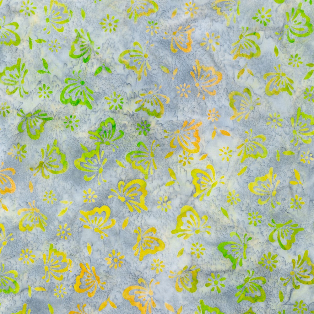 Artisan Batiks: Butterfly Habitat fabric