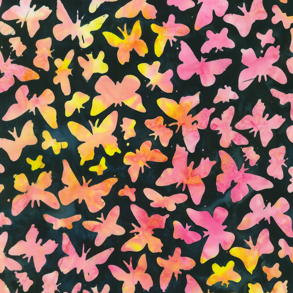 Artisan Batiks: Butterfly Habitat fabric