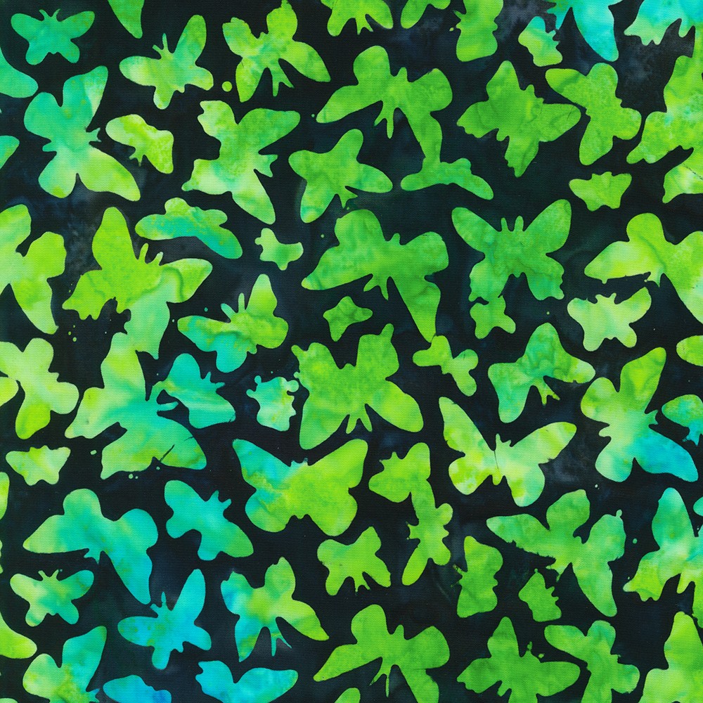 Artisan Batiks: Butterfly Habitat fabric