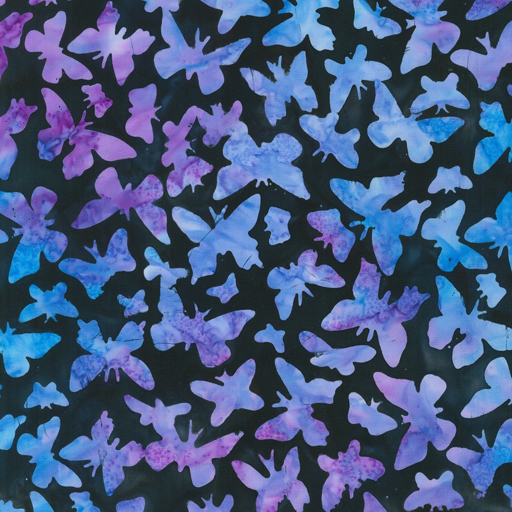 Artisan Batiks:  Butterfly Habitat fabric