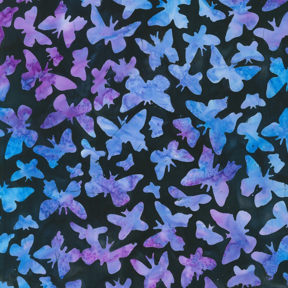 Artisan Batiks: Butterfly Habitat fabric