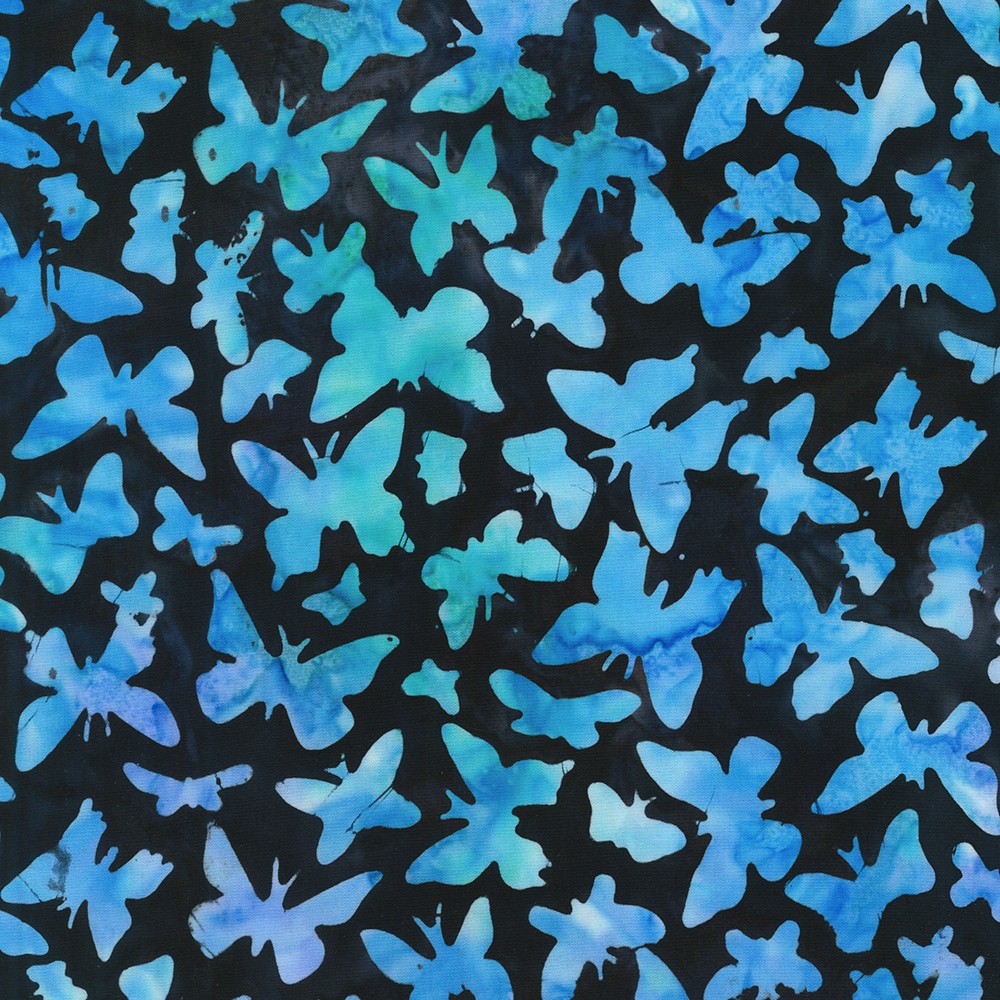Artisan Batiks: Butterfly Habitat fabric