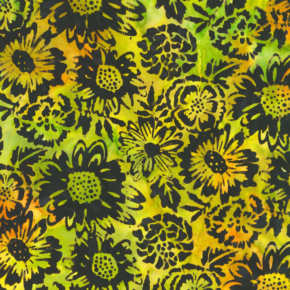 Artisan Batiks: Bees and Flowers fabric
