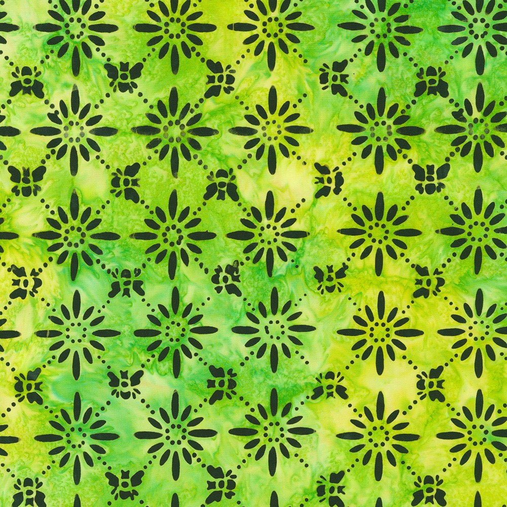 Artisan Batiks:  Bees and Flowers fabric