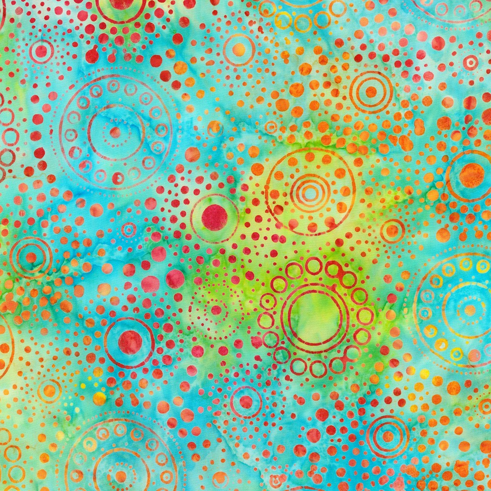 Artisan Batiks: Dotted fabric