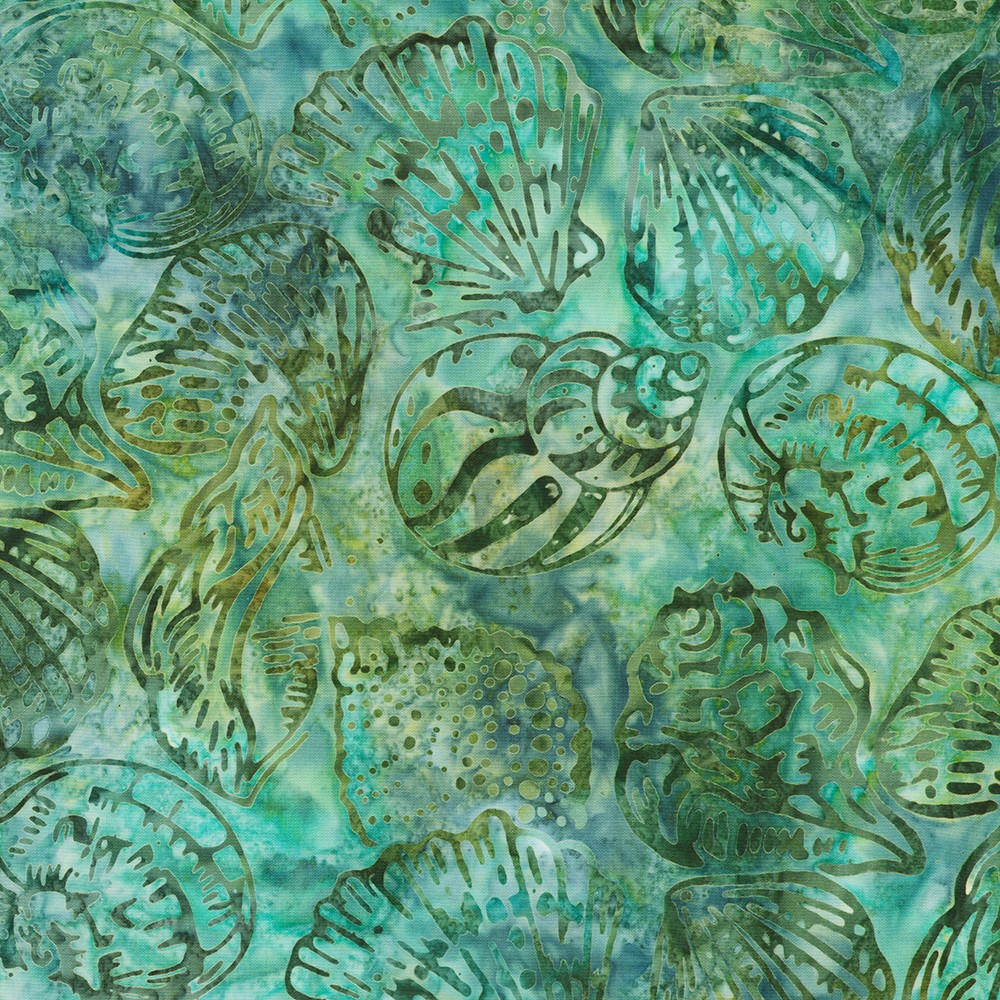 Artisan Batiks: Coastal Shells fabric